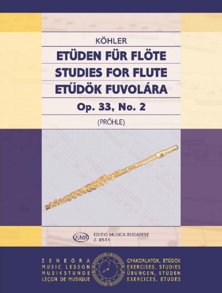 Etüden für Flöte 2 op. 33, No. 2