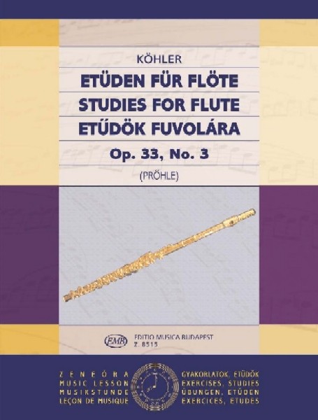 Etüden für Flöte 3 op. 33, No. 3