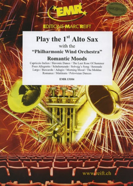 Play The 1st Alto Saxophone Romantic Moods