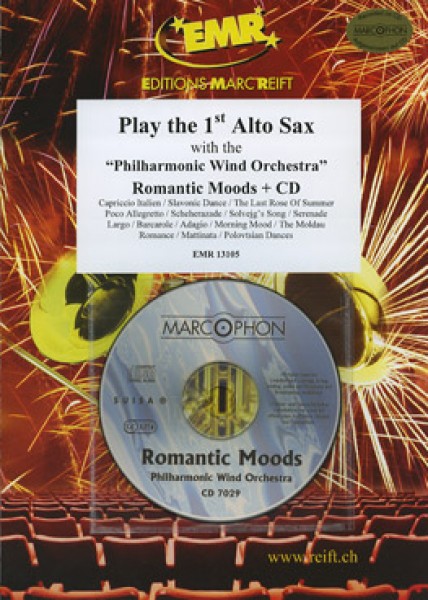 Play The 1st Alto Sax Romantic Moods