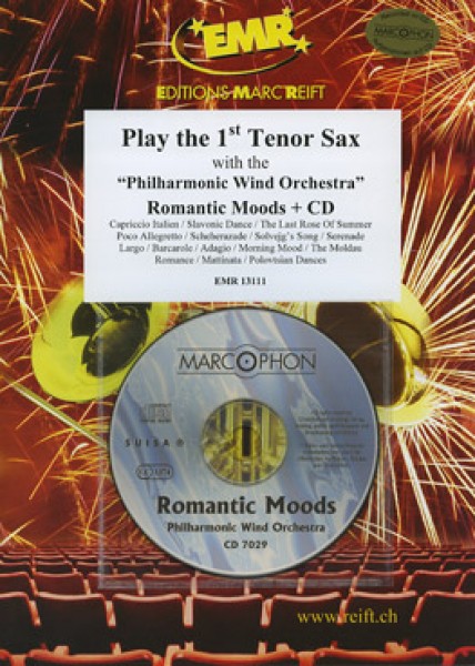 Play The 1st Tenor Sax. Romantic Moods