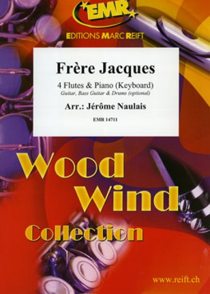 Frère Jacques Guitar, Bass Guitar & Drums optional