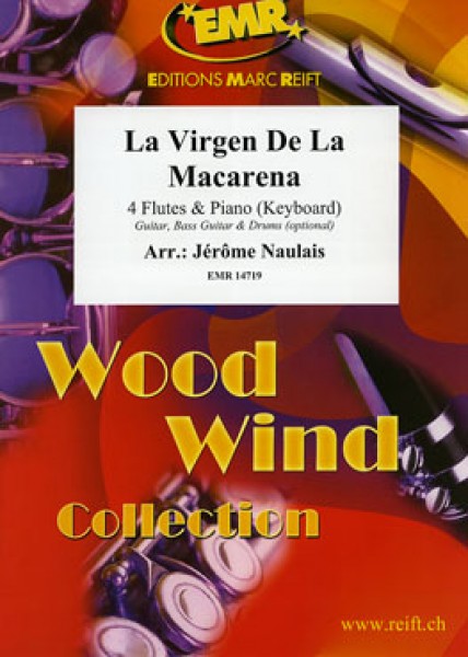 La Virgen De La Macarena Guitar, Bass Guitar & Drums optional