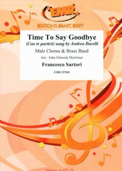 Time To Say Goodbye Con Te Parirò