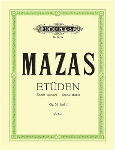 Etüden Op. 36 Heft 1 - Etudes Spéciales Special Studies