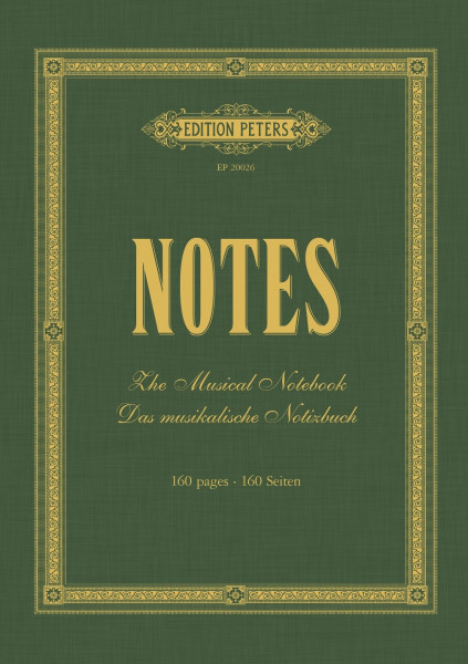 Notes: The Musical Notebook Das musikalische Notizbuch - A5