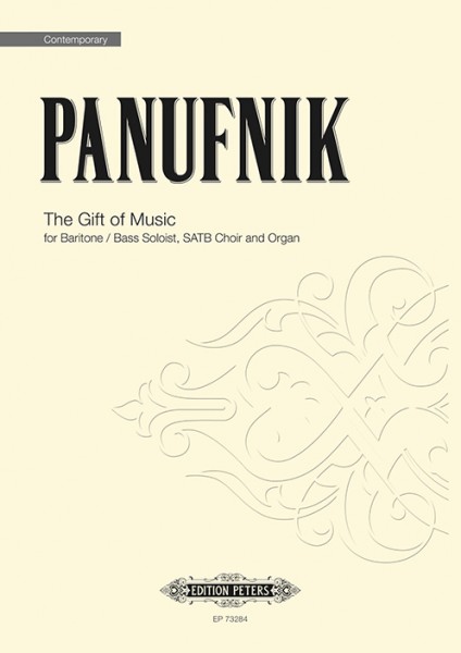 The Gift of Music Baritone / Bass Soloist, SATB Choir and Organ