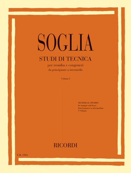 Studi di tecnica per tromba e congeneri Vol. 1 Technical Studies for trumpet and brass 1st volume