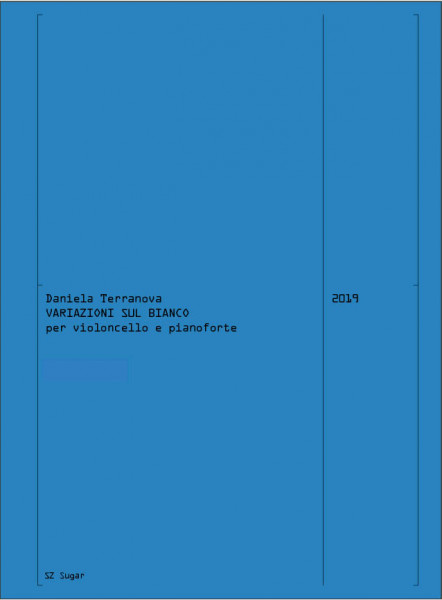 Variazioni sul bianco per violoncello e pianoforte (2019)
