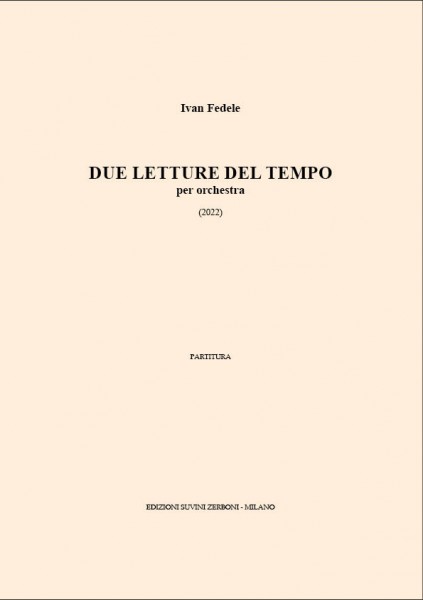 Due letture del tempo per orchestra (2022)