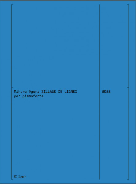 Sillage de lignes per pianoforte
