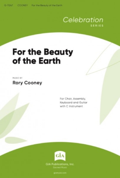 For the Beauty of the Earth SAB, C Instrument, Guitar and Piano