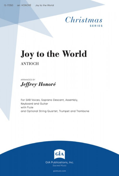 Joy to the World SAB, Piano, Flute and Ensemble - Instrument edition