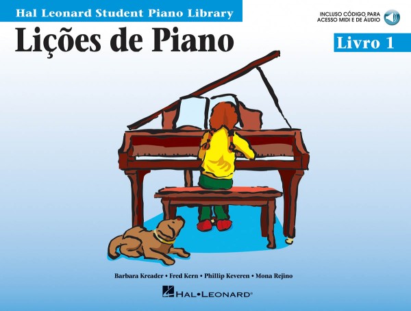 Piano Lessons, Book 1 - Portuguese Edition Hal Leonard Student Piano Library