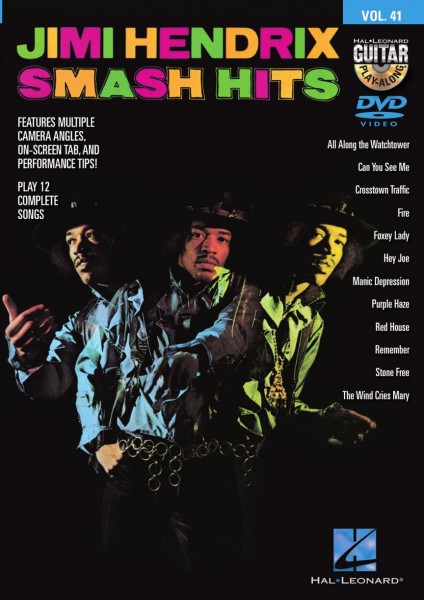 Jimi Hendrix - Smash Hits Guitar Play-Along DVD Volume 41