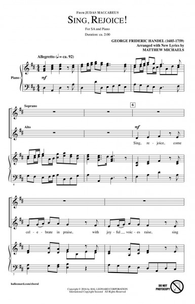 Sing, Rejoice! Choral Treasury Series