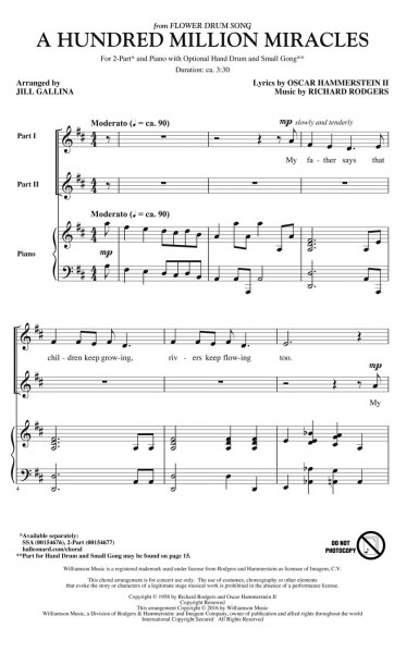 A Hundred Million Miracles from Flower Drum Song