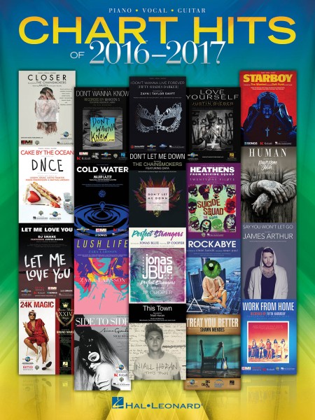 Chart Hits of 2016-2017 Piano, Vocal, Guitar Songbook