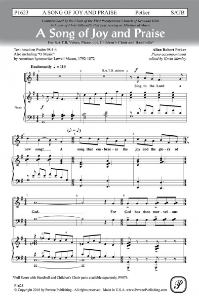 A Song of Joy and Praise