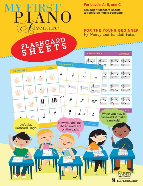 My First Piano Adventure¸ Flashcard Sheets For the Young Beginner