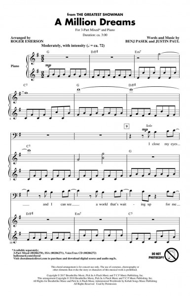 A Million Dreams (from The Greatest Showman) Discovery Level 2