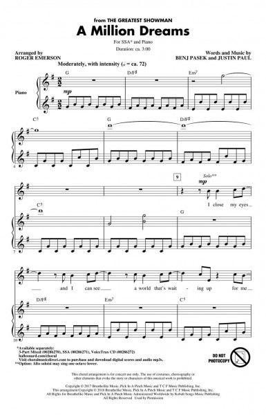 A Million Dreams (from The Greatest Showman) Discovery Level 2