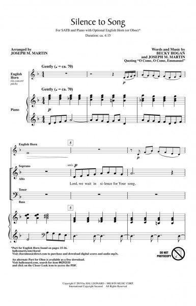 Silence to Song