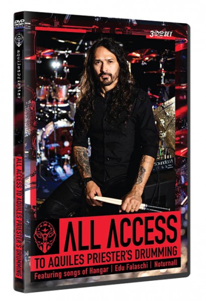 All Access to Aquiles Priester's Drumming Featuring Songs of Hangar, Edu Falaschi, Noturnall
