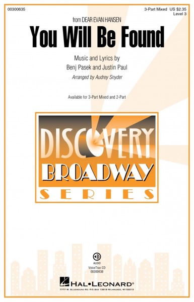 You Will Be Found (from Dear Evan Hansen) Discovery Level 3