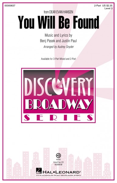 You Will Be Found (from Dear Evan Hansen) Discovery Level 3