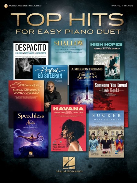Top Hits for Easy Piano Duet 1 Piano, 4 Hands