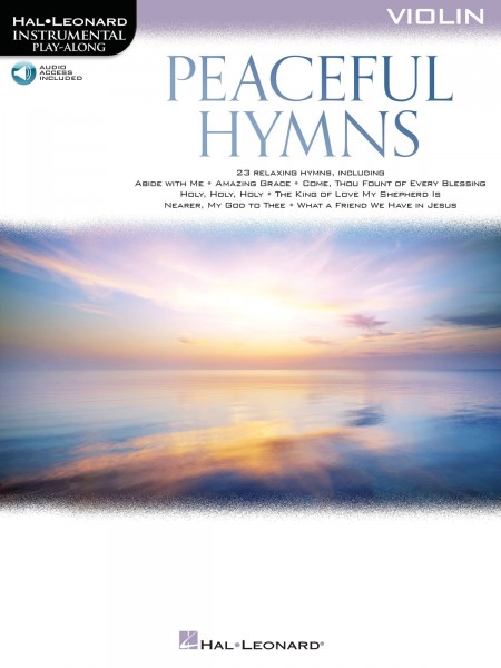 Peaceful Hymns for Violin Instrumental Play-Along