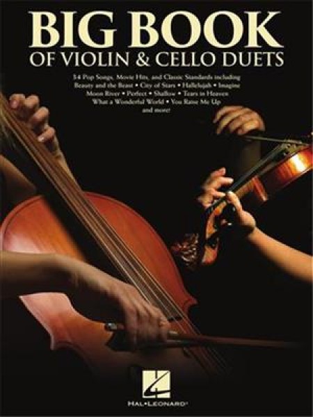 Big Book of Violin & Cello Duets Score with Separate Pull-Out Parts