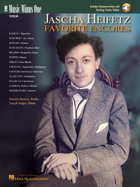 Jascha Heifetz - Favorite Encores Violin Play-Along 2-CD Set