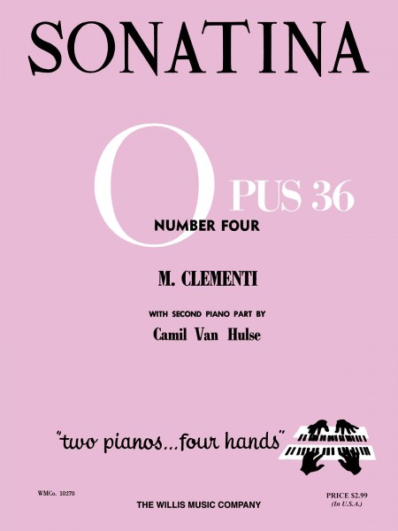 Sonatina Op. 36, No. 4 2 Pianos, 4 Hands/Mid-Intermediate Level
