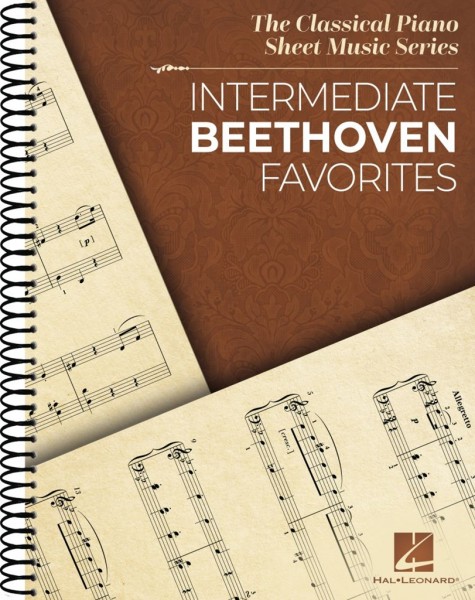Intermediate Beethoven Favorites The Classical Piano Sheet Music Series