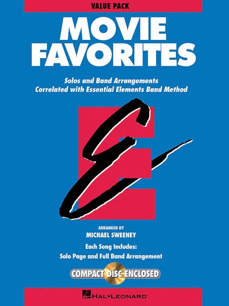 Essential Elements Movie Favorites 37 part books, conductor score & CD