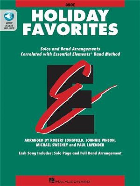 Essential Elements Holiday Favorites Oboe Book with Online Audio