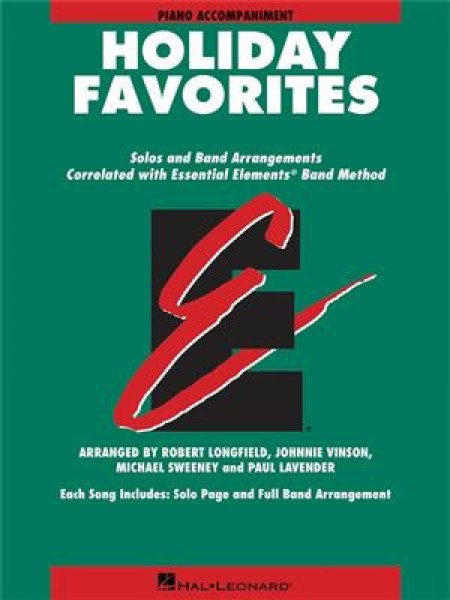 Essential Elements Holiday Favorites Piano Accompaniment Book with Online Audio