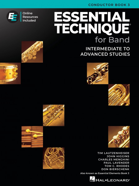 Essential Technique for Band - Cond. Score Book 3 Intermediate to Advanced Studies, with Online Resources