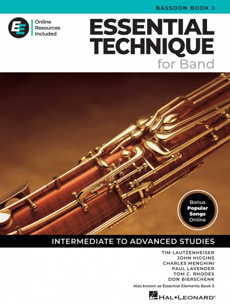 Essential Elements for Band - Bassoon Book 3 with Eei