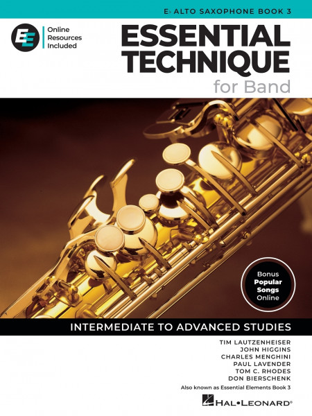 Essential Elements for Band - Eb Alto Sax Book 3 with Eei
