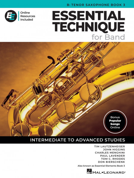 Essential Elements for Band - Bb Tenor Sax Book 3 with Eei