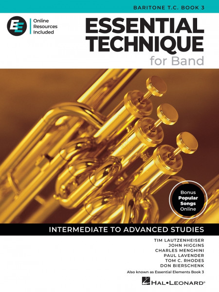 Essential Elements for Band - Baritone T.C. Book 3 with Eei