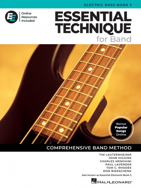 Essential Elements for Band - Electric Bass Book 3 with Eei