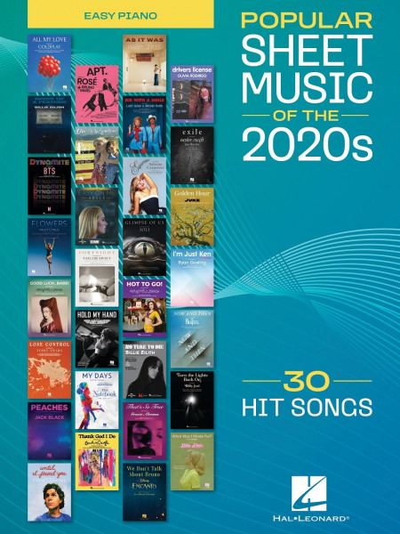 Popular Sheet Music of the 2020s 30 Hit Songs