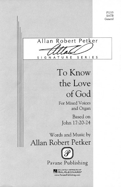 To Know the Love of God
