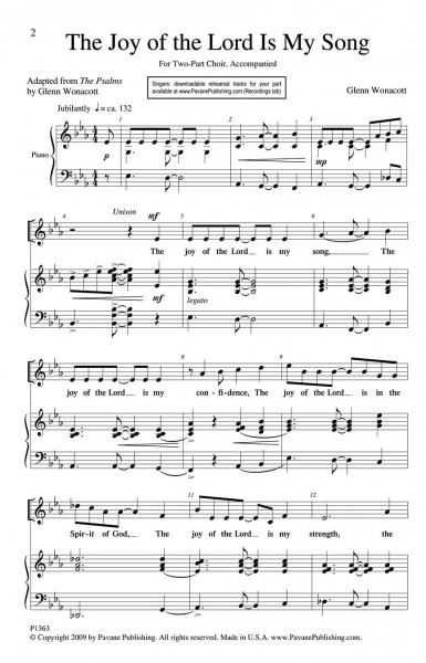 The Joy of the Lord Is My Song