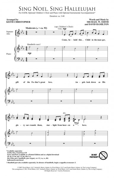 Sing Noel, Sing Hallelujah