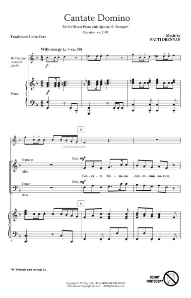 Cantate Domino